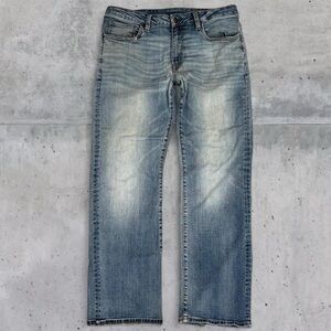 Mens Buffalo David Bitton Jeans Relaxed Straight Stretch Denim